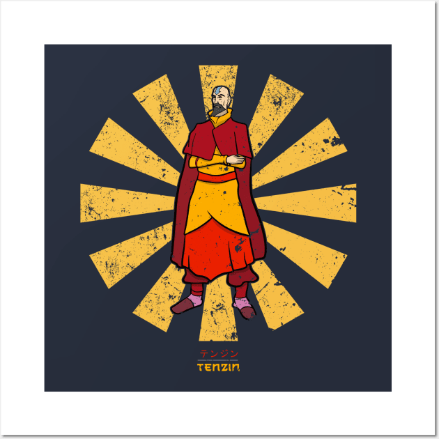 Tenzin Retro Japanese Avatar Wall Art by Nova5